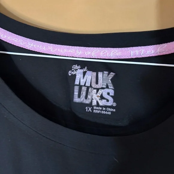 HC660. Muk Luks Pajamas PJs Women’s Size 1X Tops Pants Soft Stretch - Picture 5 of 7